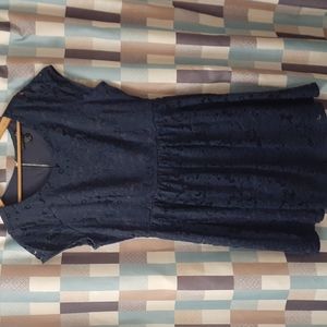 Navy blue summer dress